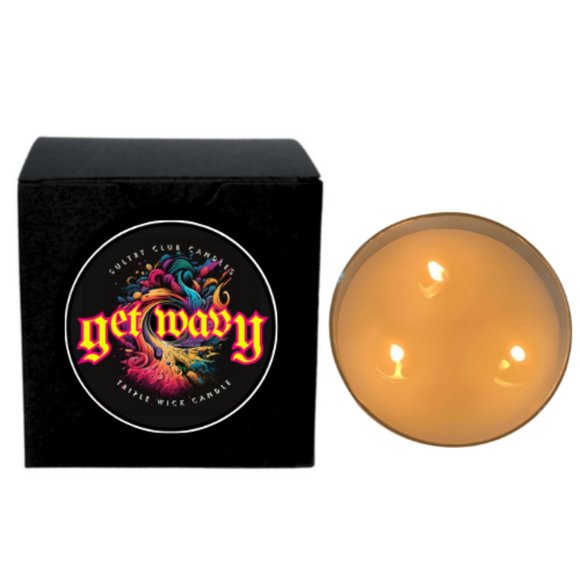 GET WAVEY 3 Wick Candle (Booty Call Type) - Picture 2 of 5